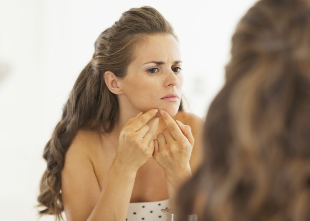 Lichttherapie om acne te voorkomen