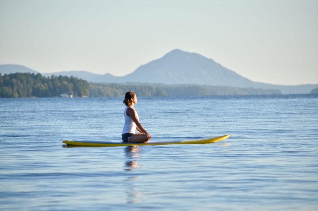 Nieuwe hype: yoga op het water