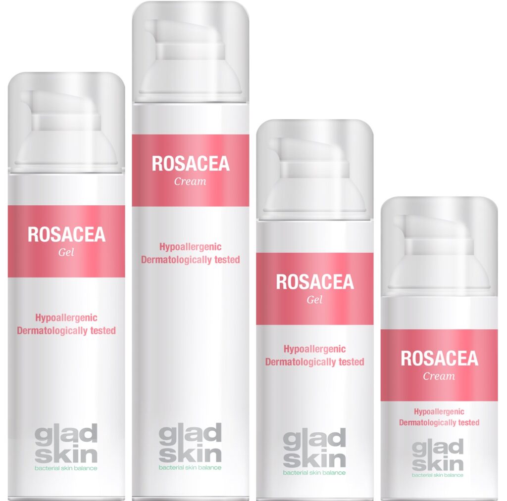 Vangst van de dag: het rosacea-gamma van Gladskin
